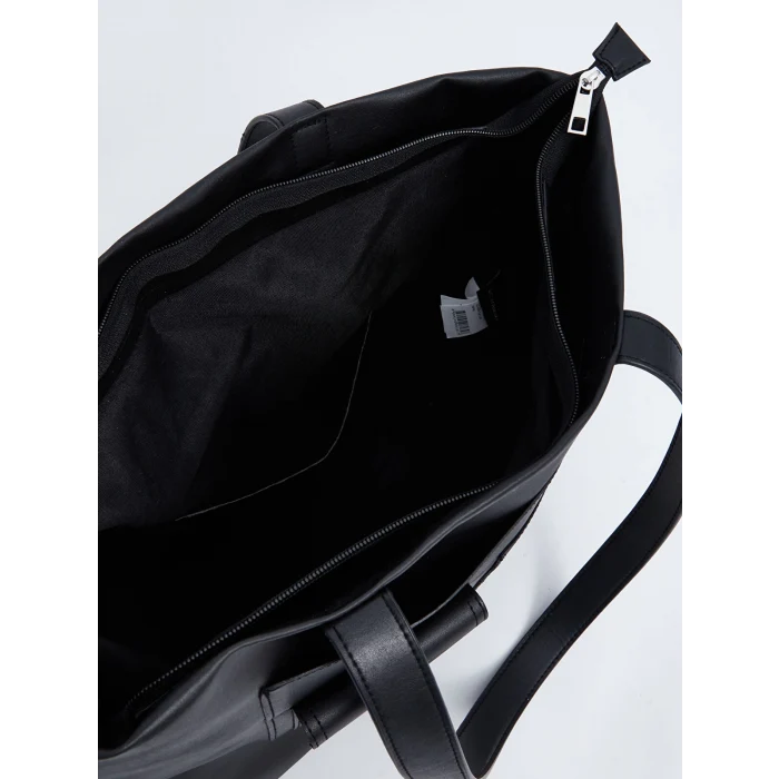 LCW ACCESSORIES SİYAH Deri Görünümlü Kadın Omuz Çantası