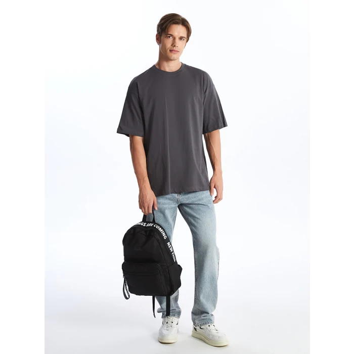 LCW ACCESSORIES SİYAH Ayarlanabilir Askılı Erkek Sırt Çantası