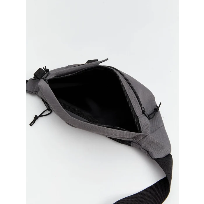 LCW ACCESSORIES GRİ Çok Bölmeli Erkek Göğüs Çantası