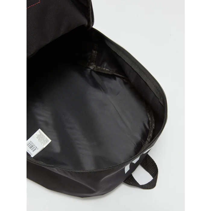 LCW ACCESSORIES SİYAH Yazı Baskılı Erkek Sırt Çantası