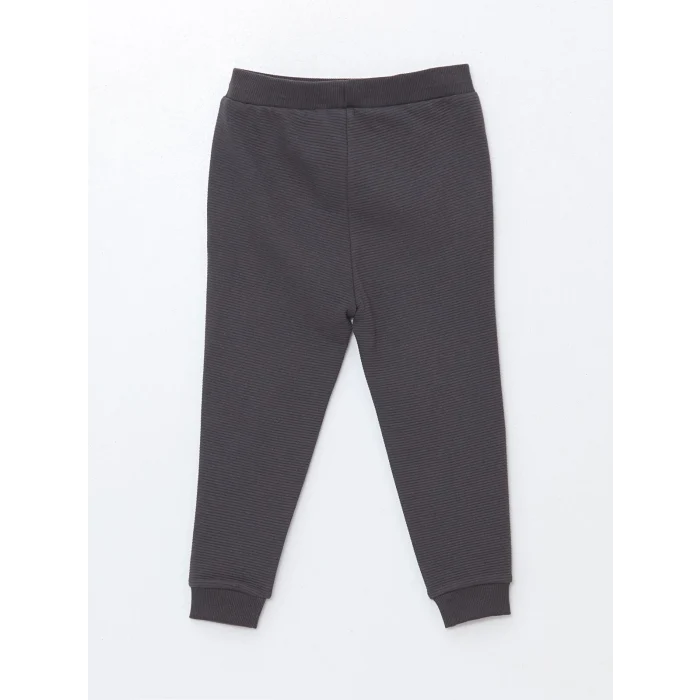 LCW baby GRİ Dik Yaka Erkek Bebek Hırka ve Pantolon 2li Takım