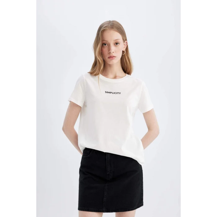 Defacto B9866 Siyah Regular Fit Jean Mini Etek