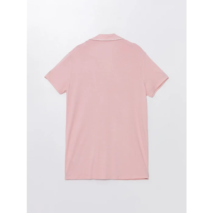 LCW DREAM PEMBE Gömlek Yaka Düz Kısa Kollu Kadın Pijama Takımı