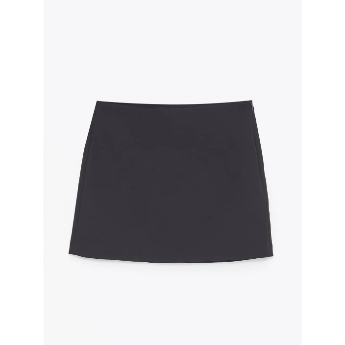 LCW Vision SİYAH Kadın Dar Fit Düz Etek