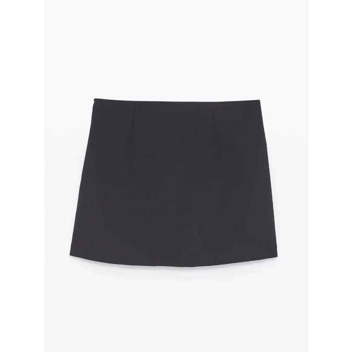 LCW Vision SİYAH Kadın Dar Fit Düz Etek