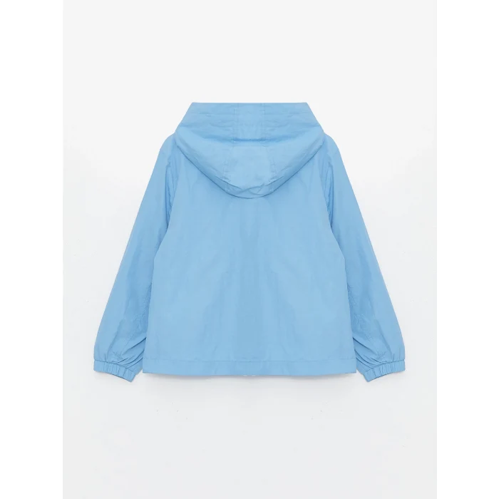 LCW Kids MAVİ Kapüşonlu Erkek Çocuk Yağmurluk