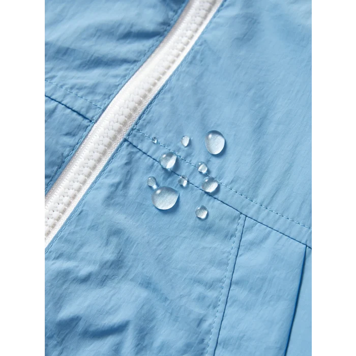 LCW Kids MAVİ Kapüşonlu Erkek Çocuk Yağmurluk