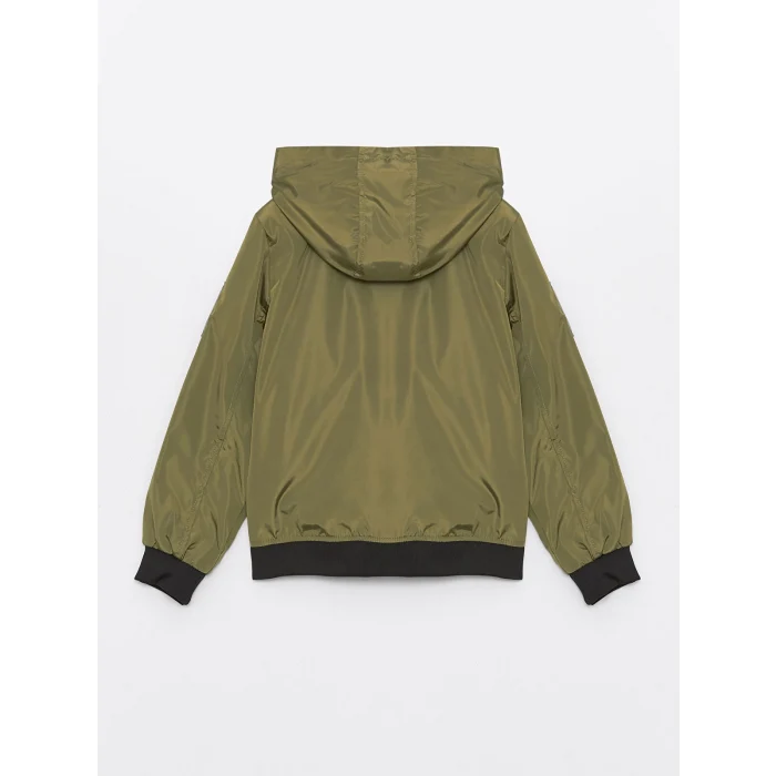 LCW Kids HAKİ Kapüşonlu Erkek Çocuk Mont