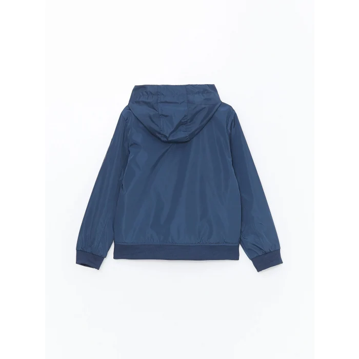 LCW Kids İNDİGO Kapüşonlu Erkek Çocuk Mont