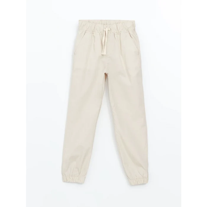 LCW Kids BEJ Beli Lastikli Erkek Çocuk Jogger Pantolon