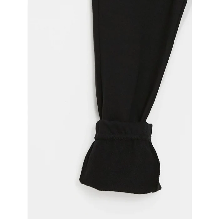 LCW Kids SİYAH Beli Lastikli Rahat Kalıp Erkek Çocuk Jogger Eşofman Altı