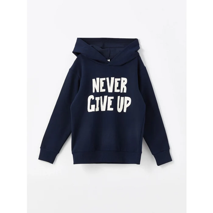 LCW Kids LACİVERT Kapüşonlu Erkek Çocuk Eşofman Takım