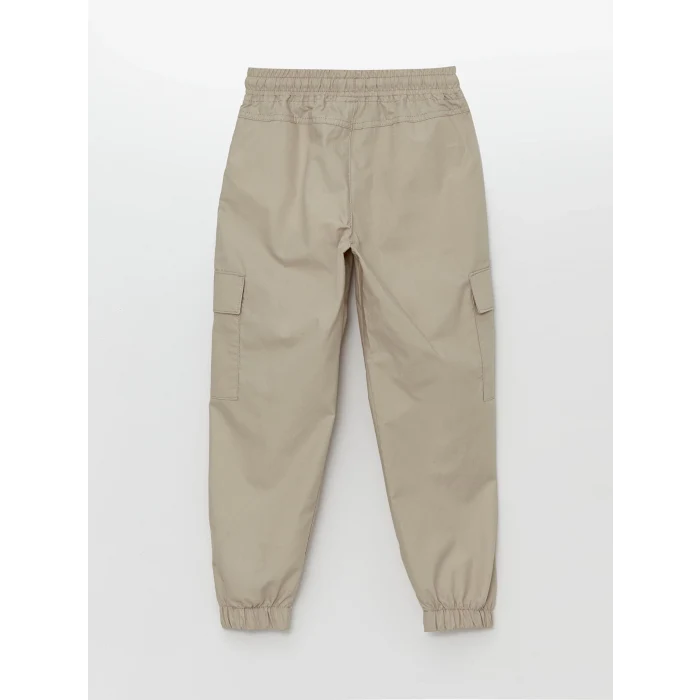 LCW Kids BEJ Beli Lastikli Erkek Çocuk Kargo Jogger Pantolon