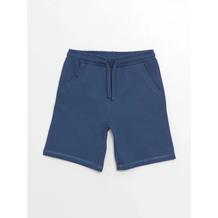 LCW Kids LACİVERT Rahat Kalıp Erkek Çocuk Tişört ve Şort