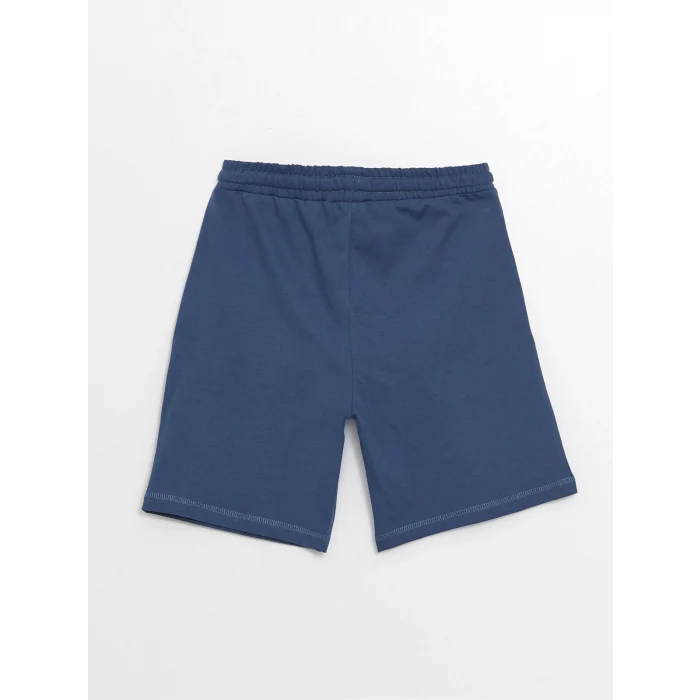 LCW Kids LACİVERT Rahat Kalıp Erkek Çocuk Tişört ve Şort