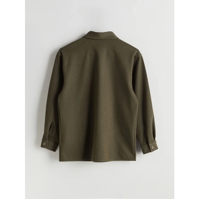 LCW Kids HAKİ Basic Erkek Çocuk Gömlek