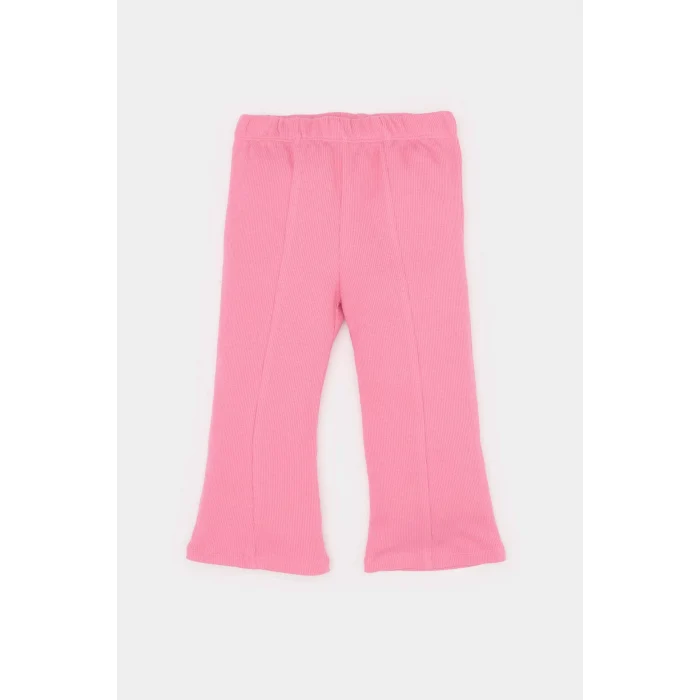 Defacto E4849 Pembe Kız Bebek Disney Mickey & Minnie 2li Takım Kısa Kollu Tişört Fitilli Kaşkorse Esnek Belli Tayt