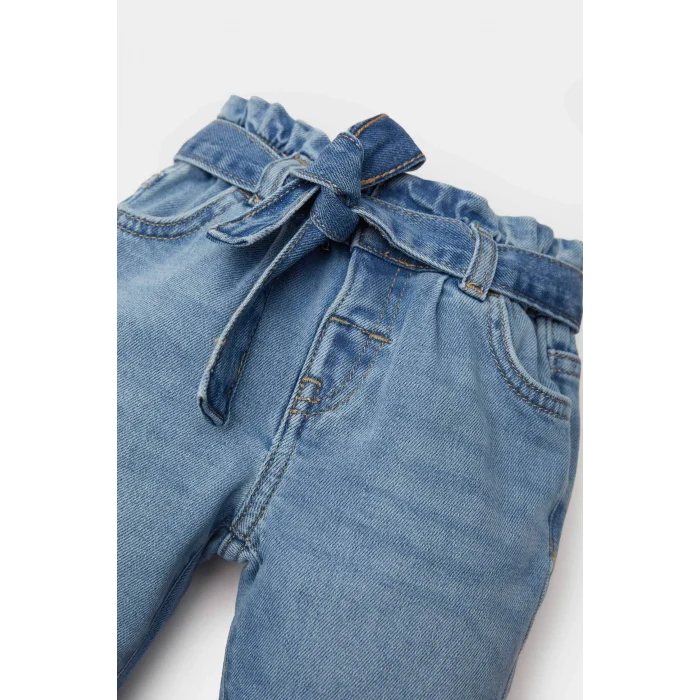 Defacto E0422 Mavi Kız Bebek Paperbag Pantolon