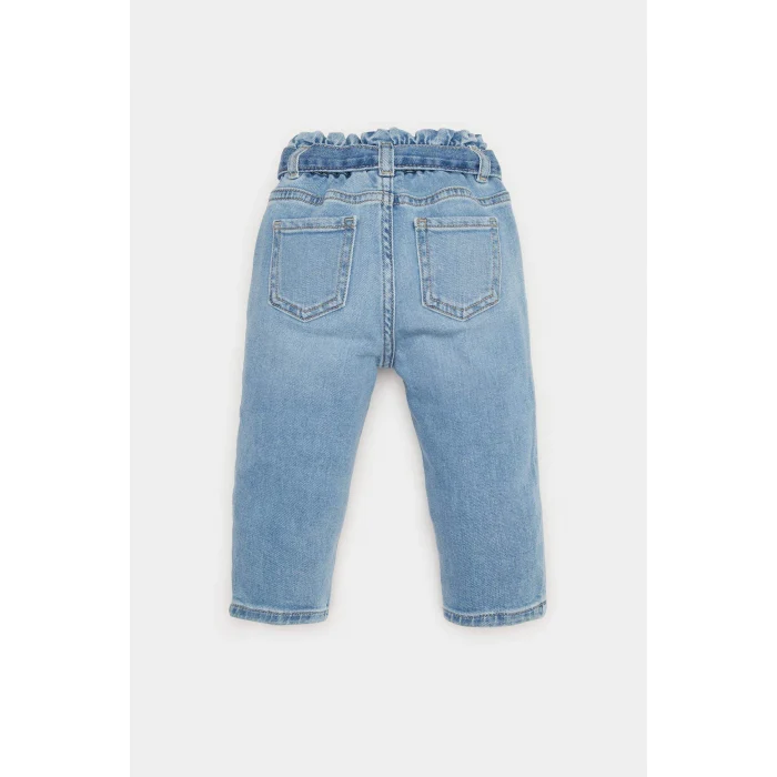 Defacto E0422 Mavi Kız Bebek Paperbag Pantolon