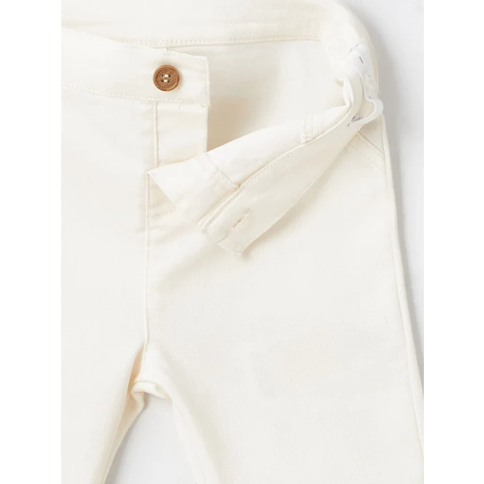 LCW baby MAVİ Hakim Yaka Uzun Kol Baskılı Erkek Bebek Gömlek ve Pantolon 2li