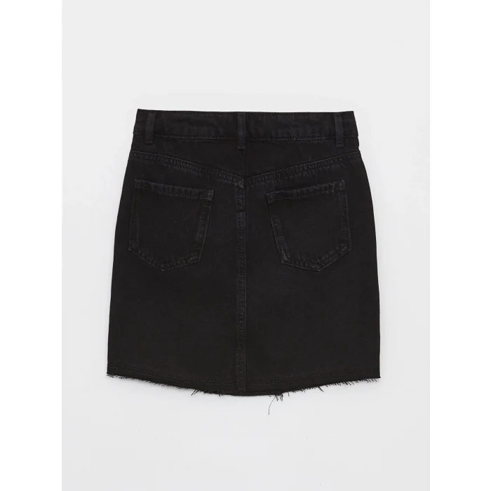LCW Kids SİYAH Kız Çocuk Jean Etek