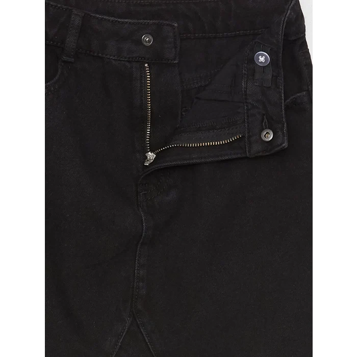 LCW Kids SİYAH Kız Çocuk Jean Etek