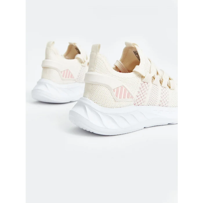 LCW STEPS BEYAZ File Detaylı Bağcıklı Kız Çocuk Spor Ayakkabı