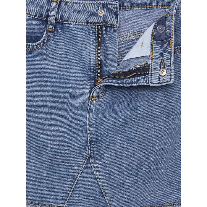 LCW Kids MAVİ Kız Çocuk Jean Etek