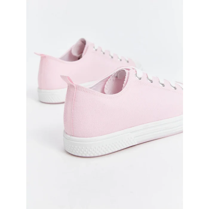 LCW STEPS PEMBE Bağcıklı Kız Çocuk Spor Ayakkabı