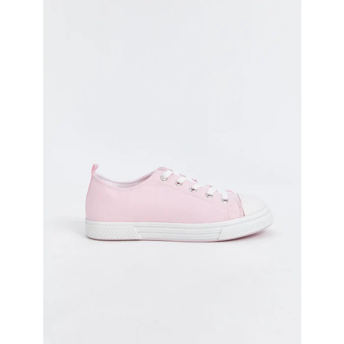 LCW STEPS PEMBE Bağcıklı Kız Çocuk Spor Ayakkabı