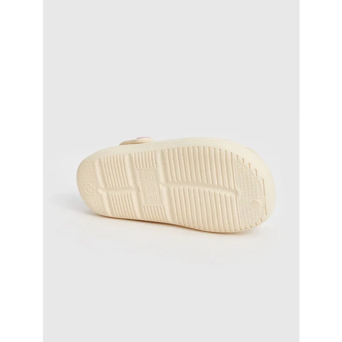 LCW STEPS BEJ Baskılı Kız Çocuk Plaj Sandaleti