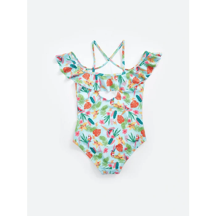 LCW Kids KARIŞIK Hızlı Kuruyan Baskılı Kız Çocuk Mayo