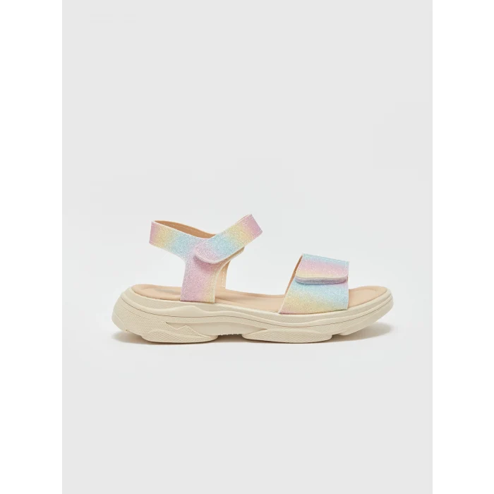 LCW STEPS KARIŞIK Çapraz Bantlı Kız Çocuk Sandalet