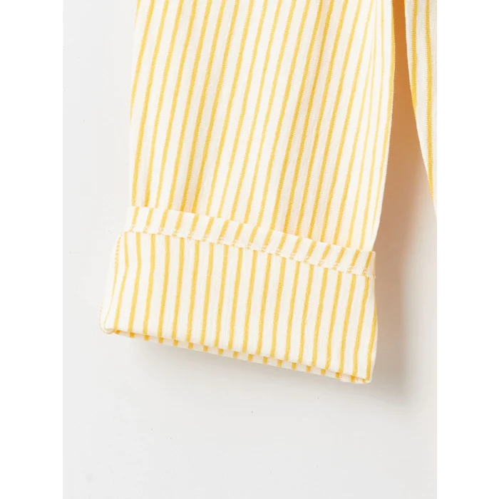 LCW Kids EKRU Bisiklet Yaka Baskılı Kısa Kollu Kız Çocuk Tişört ve Pantolon