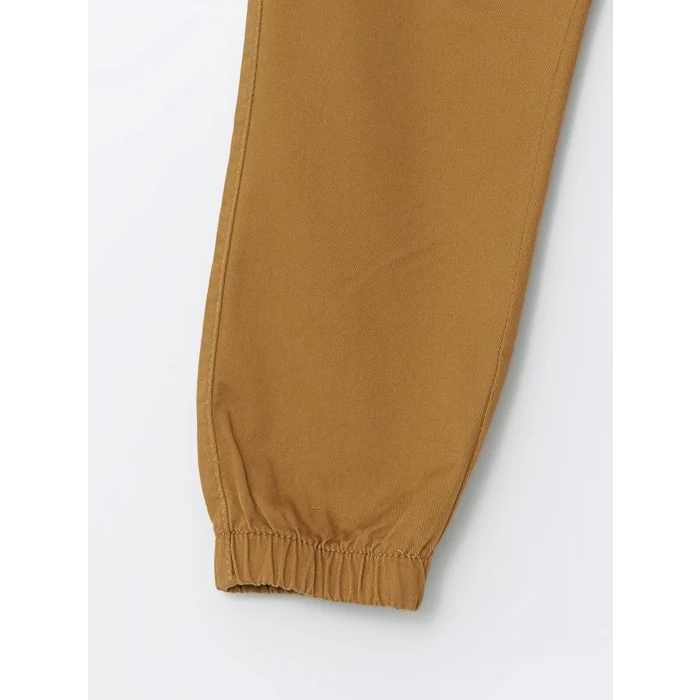 LCW Kids KAHVERENGİ Beli Lastikli Erkek Çocuk Jogger Pantolon