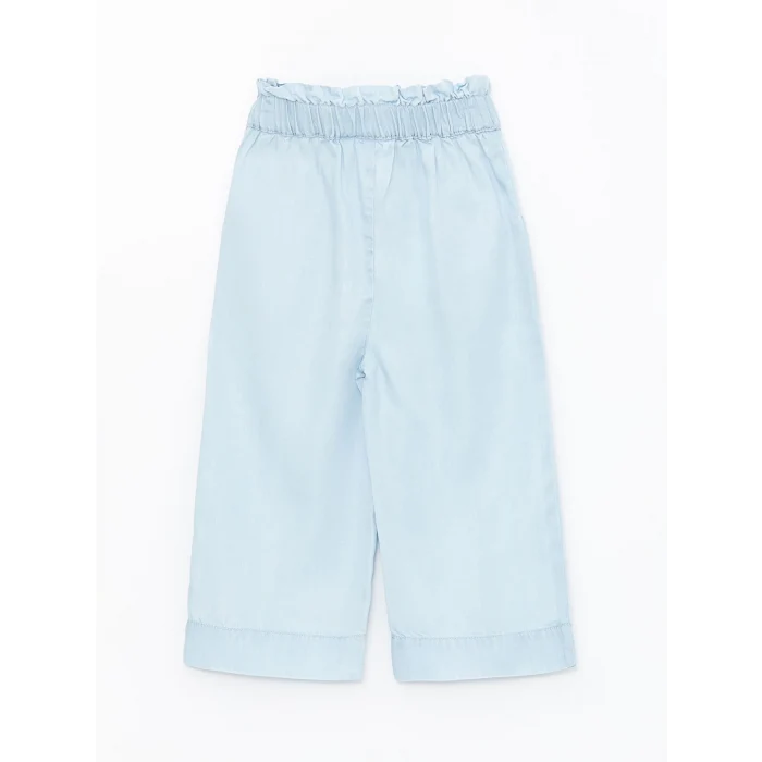 LCW Kids İNDİGO Beli Lastikli Kız Bebek Jean Pantolon