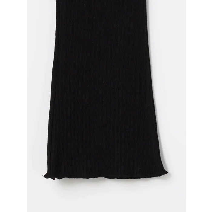 LCW Kids EKRU Bisiklet Yaka Kısa Kollu Kız Bebek Bluz ve Tayt 2li Takım