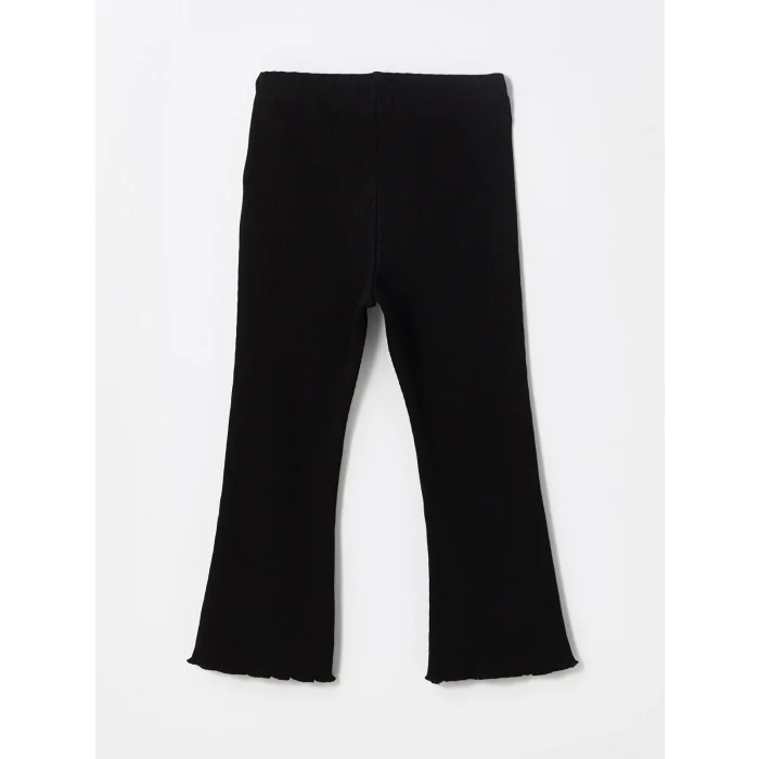 LCW Kids EKRU Bisiklet Yaka Kısa Kollu Kız Bebek Bluz ve Tayt 2li Takım