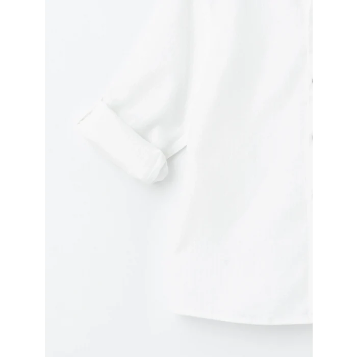 LCW Kids EKRU Hakim Yaka Uzun Kollu Basic Erkek Bebek Gömlek