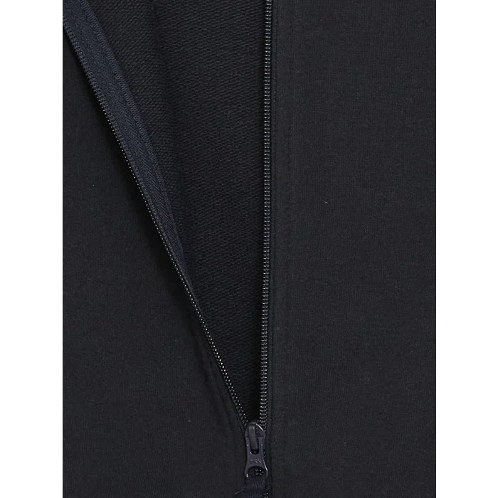 LCW Kids LACİVERT Kolej Yaka Uzun Kollu Basic Erkek Bebek Fermuarlı Sweatshirt