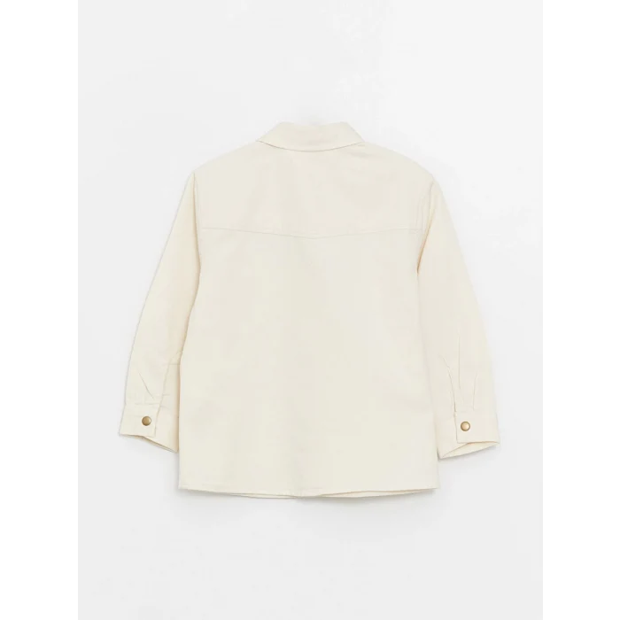 LCW Kids YEŞİL Uzun Kollu Basic Erkek Bebek Gömlek