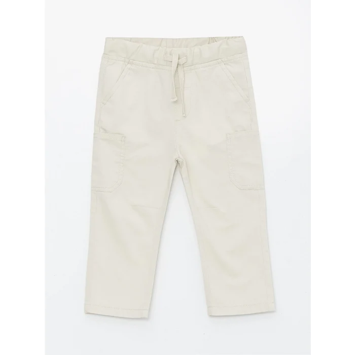 LCW Kids GRİ Beli Lastikli Basic Erkek Bebek Jogger Pantolon