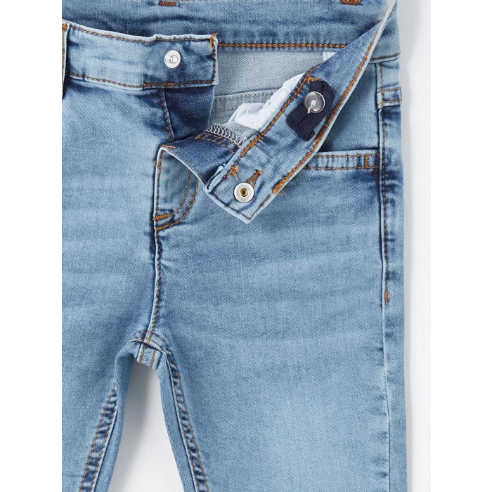 LCW Kids İNDİGO Beli Ayarlanabilir Erkek Bebek Jean Pantolon