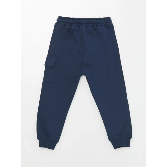 LCW Kids LACİVERT Beli Lastikli Erkek Bebek Jogger Eşofman Altı