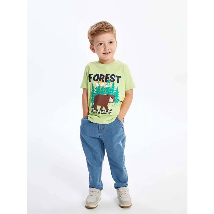 LCW Kids İNDİGO Basic Erkek Bebek Jean Pantolon