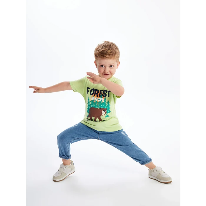 LCW Kids İNDİGO Basic Erkek Bebek Jean Pantolon