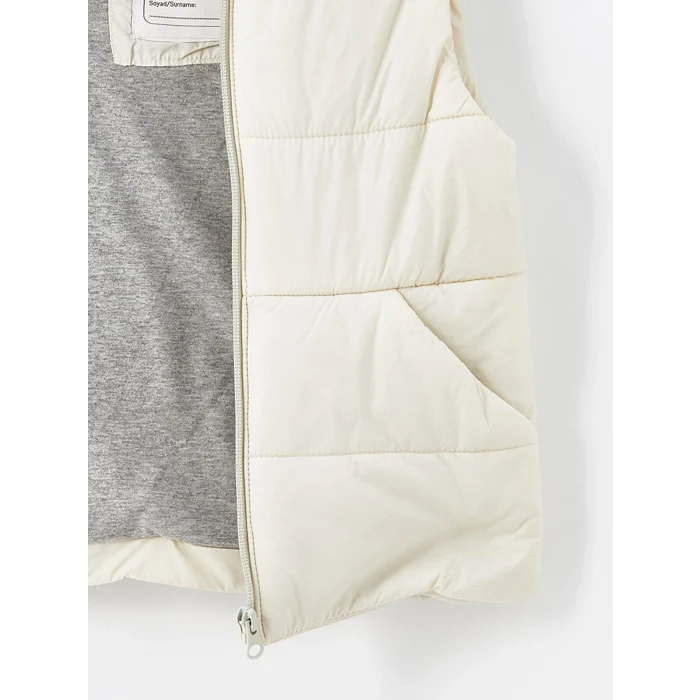 LCW Kids BEJ Dik Yaka Erkek Bebek Şişme Yelek