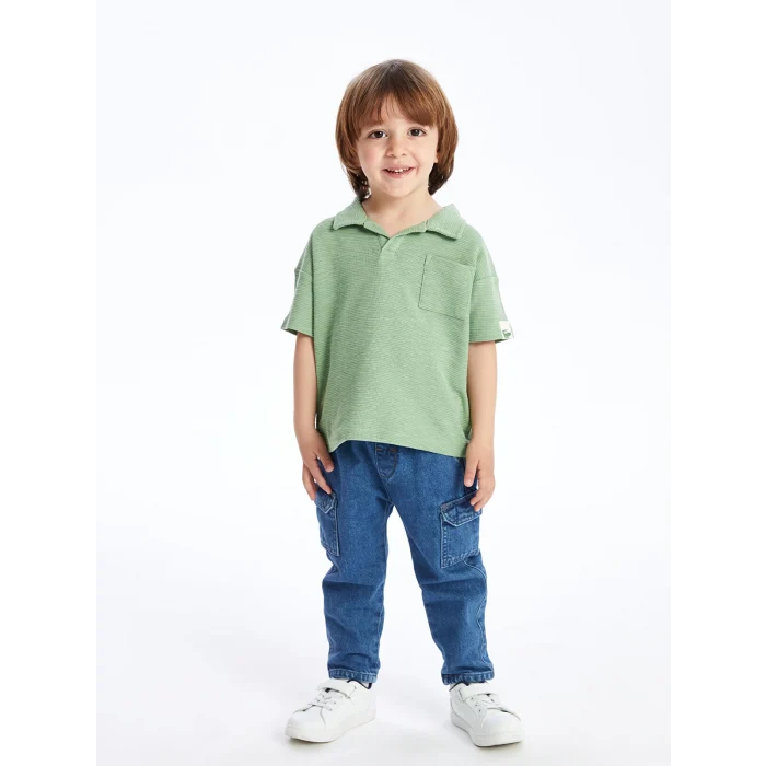 LCW Kids MAVİ Basic Erkek Bebek Jean Pantolon