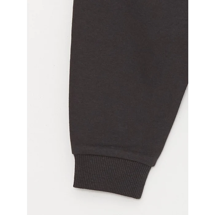 LCW baby YEŞİL Bisiklet Yaka Baskılı Erkek Bebek Sweatshirt ve Eşofman Alt 2li