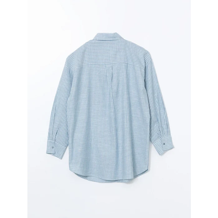 LCW Modest YEŞİL Çiçekli Oversize Kadın Gömlek Tunik